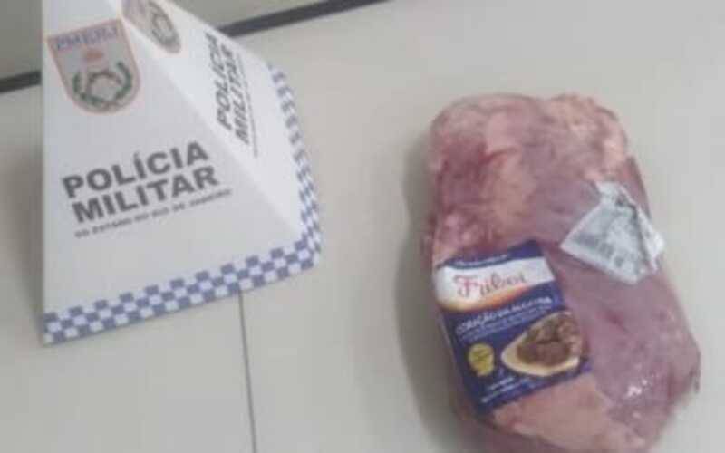 Centro: homem preso por furto de peça de carne