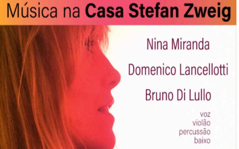 Nina Miranda, Domenico Lancellotti e Bruno Di Lullo em única apresentação na Casa Stef