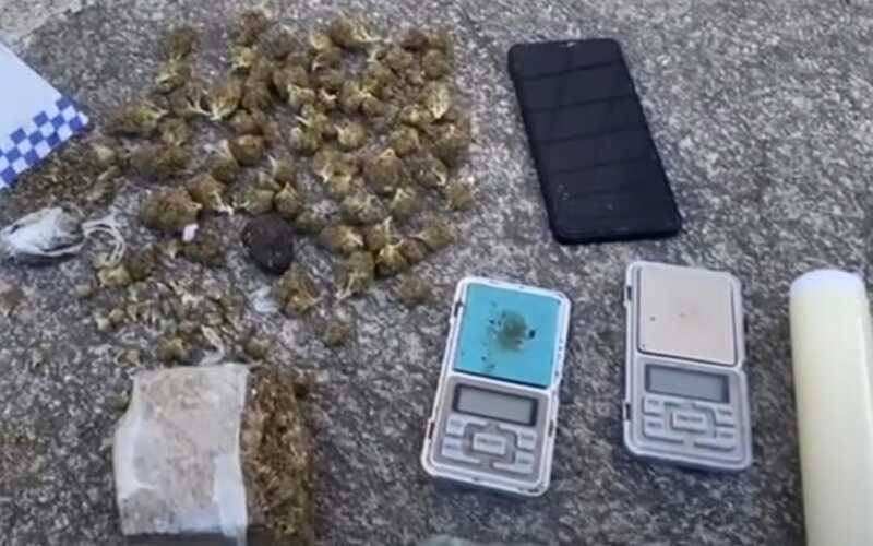 PM apreende drogas em Corrêas