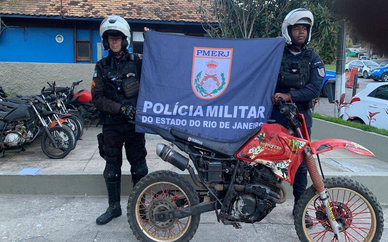 Polícia Militar apreende moto adulterada em Pedro do Rio