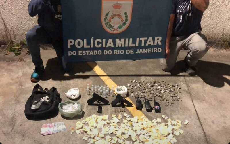 Thouzet: PM apreende armas, drogas e munições