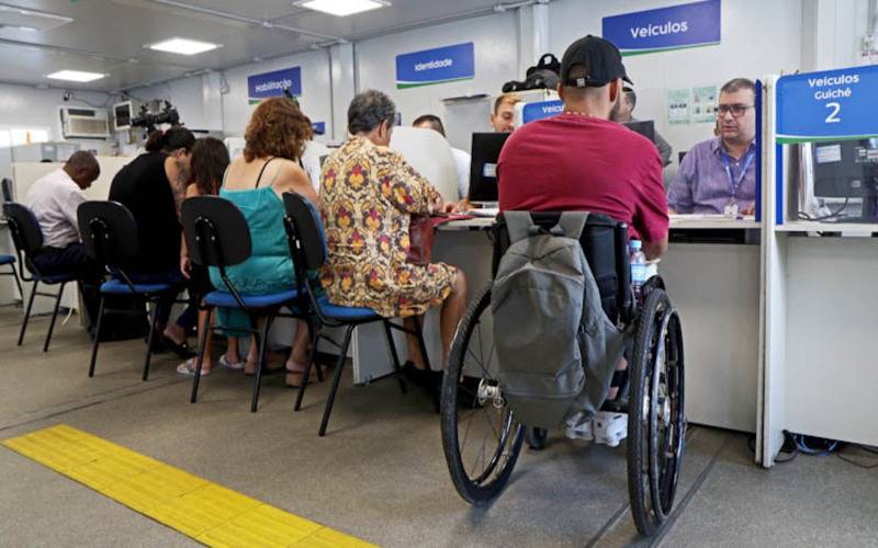 Detran RJ oferece atendimento exclusivo a pessoas com deficiência, neste sábado (28/6)