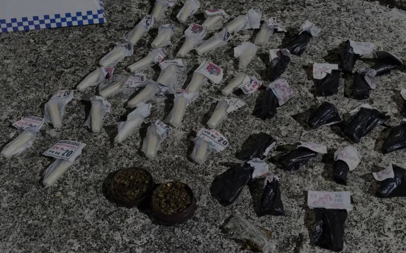 Drogas são apreendidas pela PM na Serra Velha