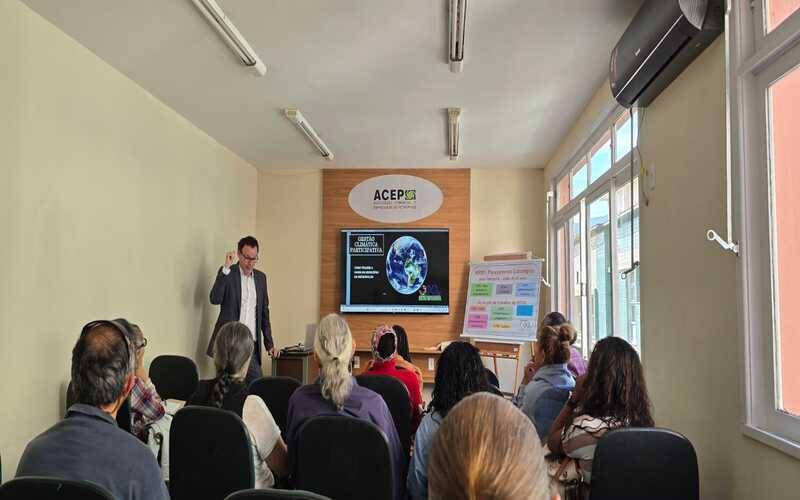 Participantes de curso promovido pelo IPG debatem soluções para a crise climática
