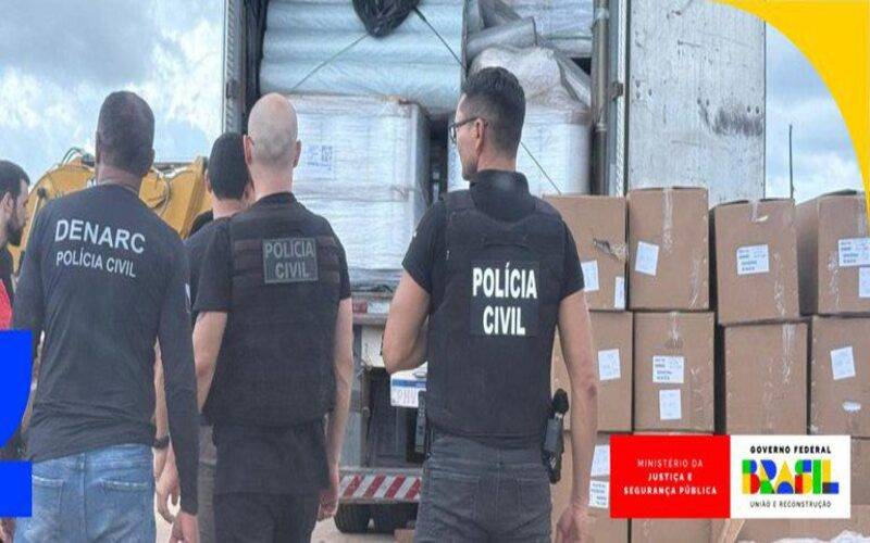 Apreensão de drogas em 3 estados causa prejuízo de mais de R$ 20 milhões ao crime orga