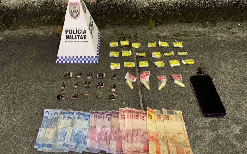 PM apreende drogas no Bela Vista: duas pessoas presas