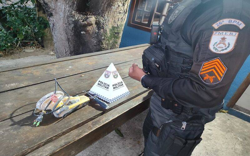 Polícia Militar prende homem pela 14ª vez homem após furto em Itaipava