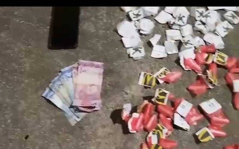 PM apreende drogas na Provisória