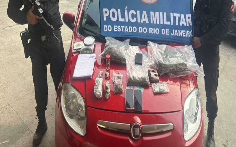 PM apreende drogas na Provisória, Itaipava e no Bingen