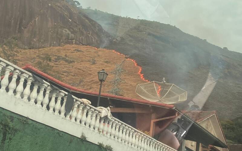Incêndio em mata é registrado no Itamarati