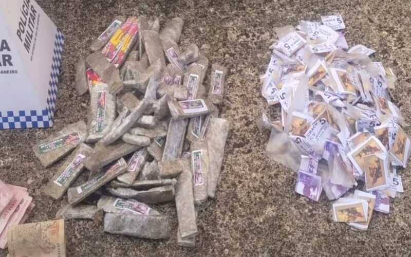 PM apreende drogas em Corrêas e Quitandinha