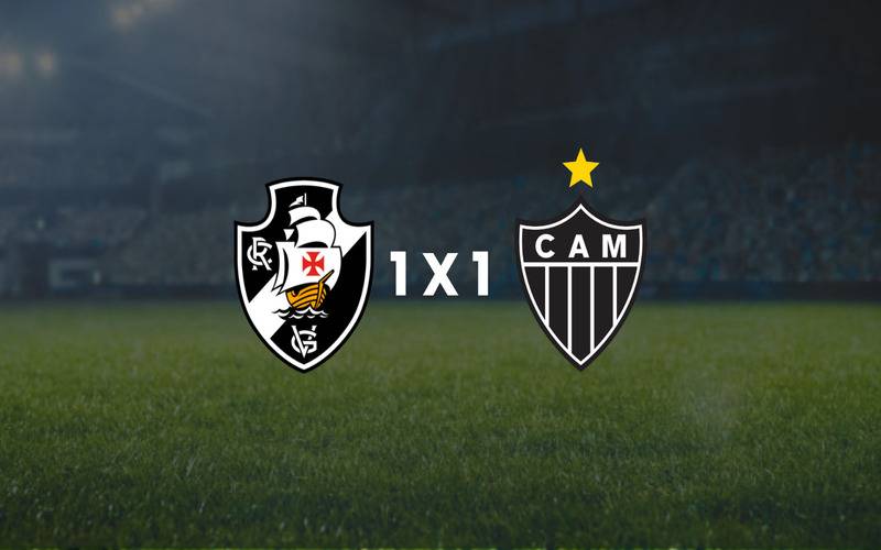 Vasco e Atlético-MG ficam no empate em São Januário