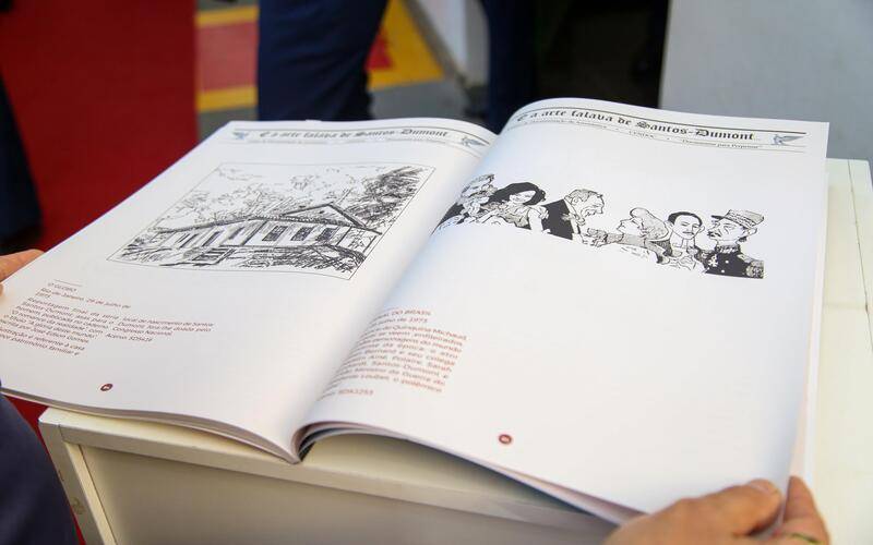 Museu Casa de Santos Dumont e FAB apresenta livro com artes visuais que retratam a inf