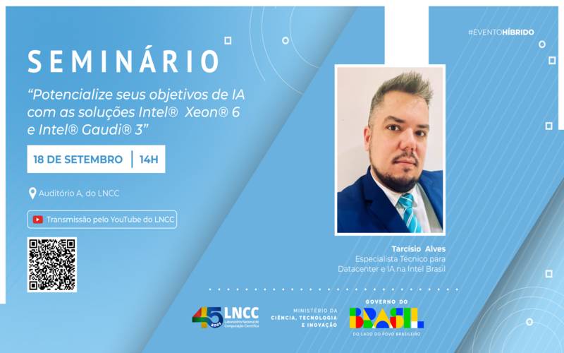 LNCC recebe palestra da Intel sobre soluções avançadas para Inteligência Artificial