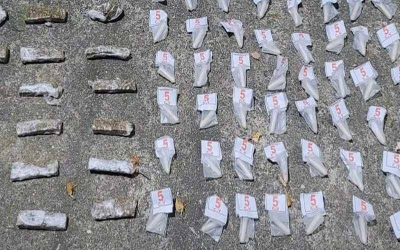 PM apreende drogas no Duarte da Silveira