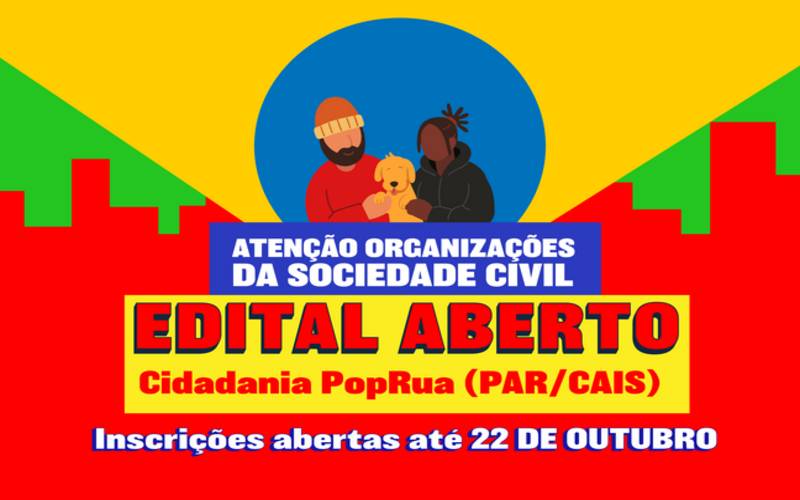 Aberta seleção para implementar unidades de apoio à população em situação de rua