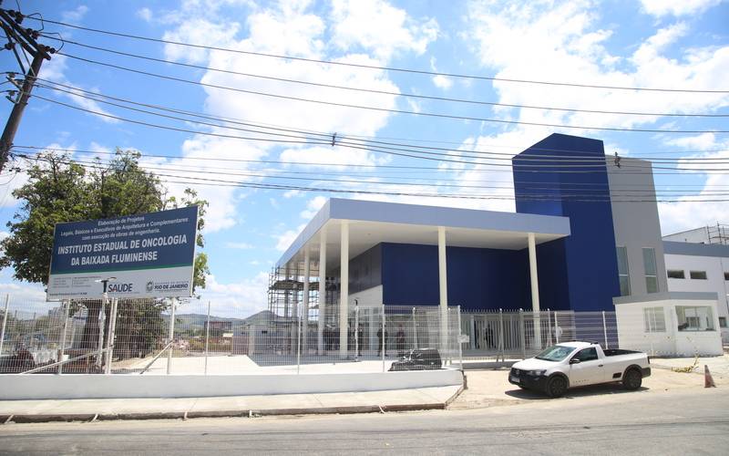Instituto Estadual de Oncologia da Baixada já está com mais de 80% da construção concl