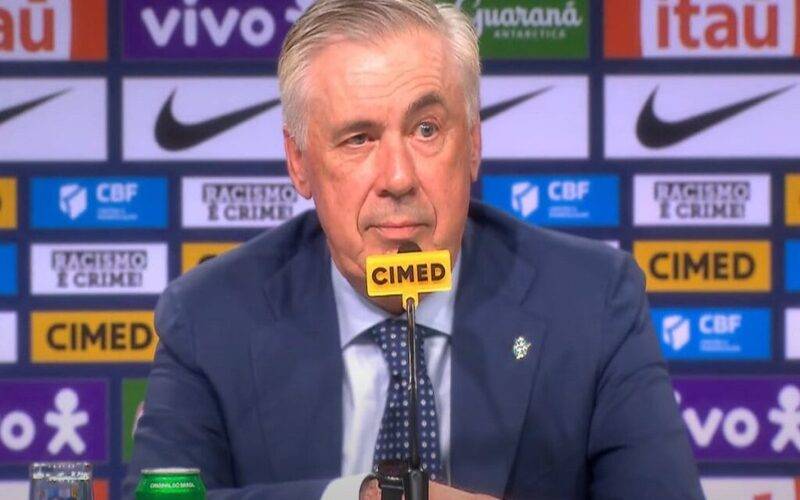 Carlo Ancelotti convoca seleção para amistosos contra Coreia e Japão
