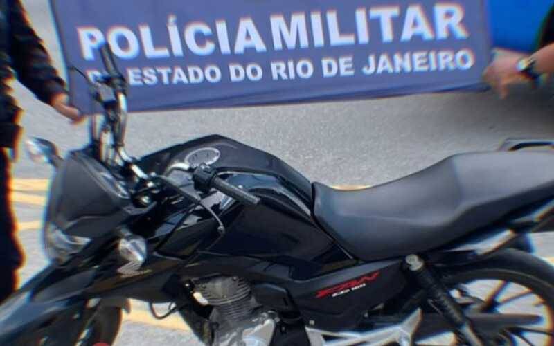 Nogueira: motocicleta adulterada apreendida