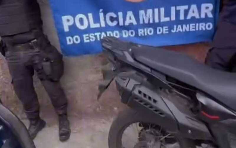 Carangola: PM recupera moto roubada em Nova Iguaçu