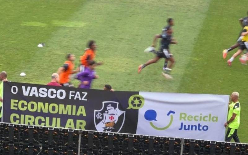Em pouco mais de um mês, Vasco e Cristalcopo celebram quase 4 mil quilos de resíduos r