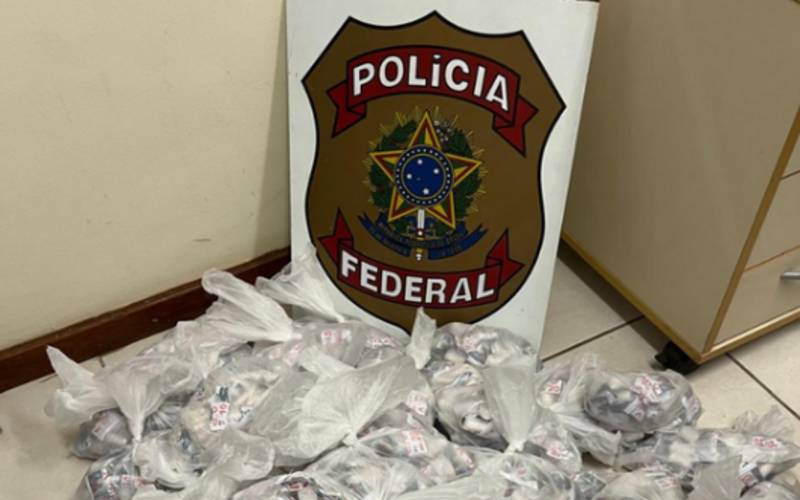 PF e PRF prendem homem em flagrante com 16 kg de drogas no Rio de Janeiro