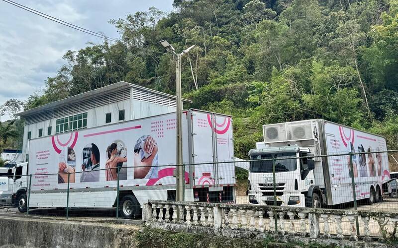 Prefeitura leva unidade móvel de mamografia e ultrassom à UPA Centro