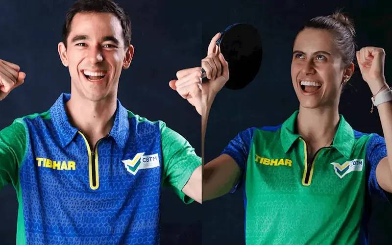 Hugo Calderano e Bruna Takahashi são campeões do Pan-Americano nos EUA