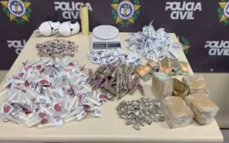 Itaipava: homem preso por tráfico de drogas