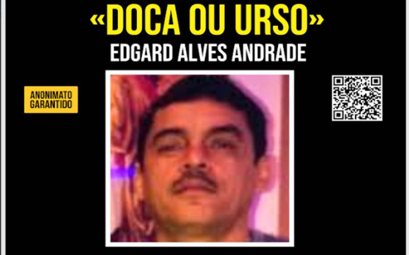 Disque Denúncia oferece uma recompensa de 100 mil pela captura do chefe do tráfico de 