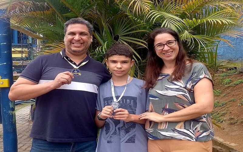 Estudante da E.M. Dr. Theodoro Machado conquista medalha de prata na Olimpíada Brasile