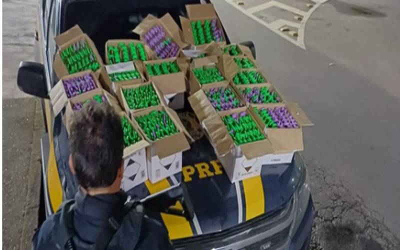 PRF apreende mais de mil frascos de lança-perfume em Petrópolis