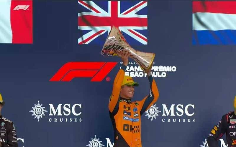 Fórmula 1: Lando Norris vence GP do Brasil e abre vantagem na ponta