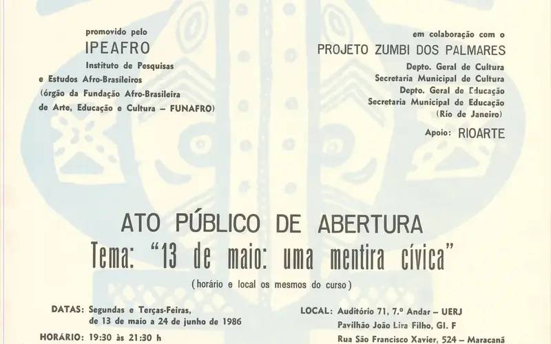 Cartazes históricos do movimento negro serão digitalizados e expostos