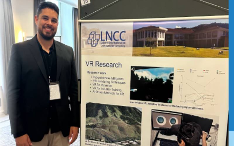 Pesquisador do LNCC apresenta avanços em Realidade Estendida e Inteligência Artificial