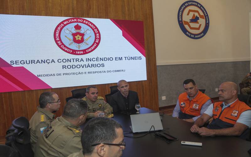CBMERJ conduz reunião interinstitucional para avançar na regularização dos túneis rodo