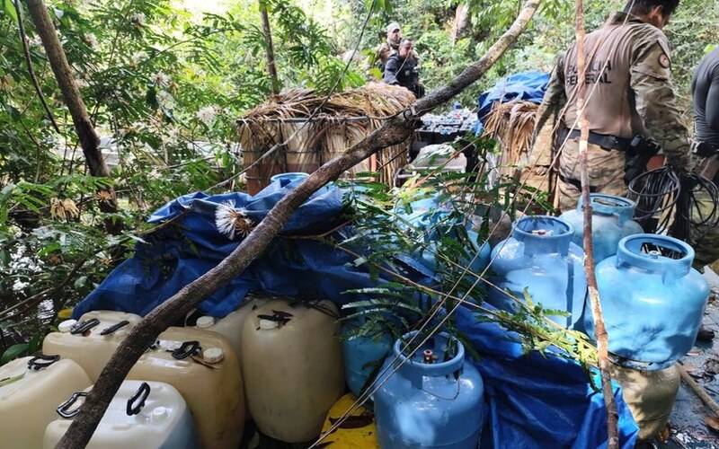 PF, IBAMA, ICMBio, EB, PRF e CENSIPAM intensificam combate ao garimpo ilegal na divisa