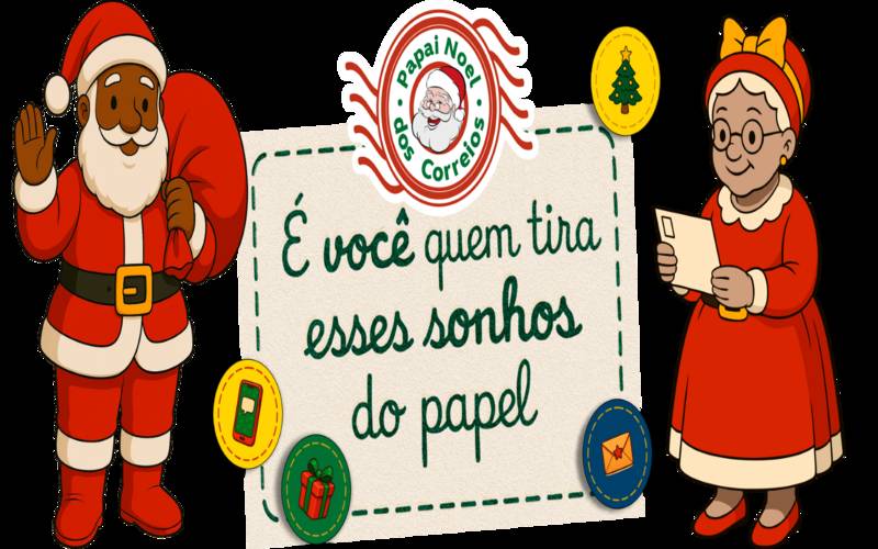 Campanha Papai Noel Correios ainda tem muitas cartinhas aguardando adoção