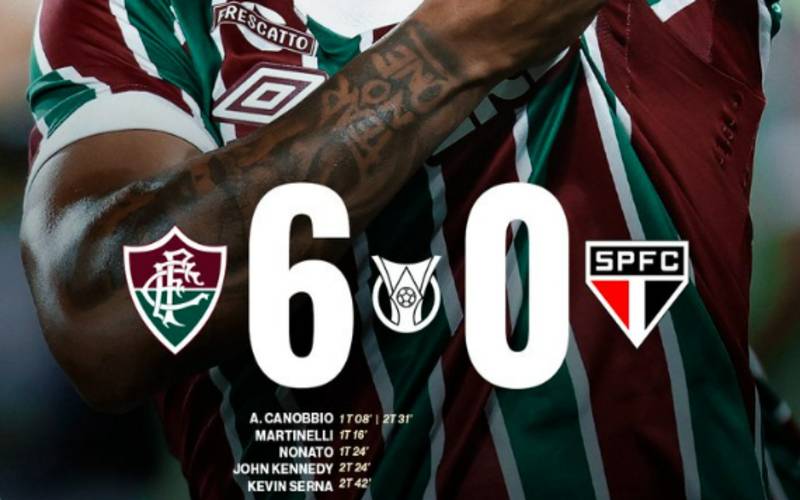 Fluminense goleia São Paulo e confirma presença na Copa Libertadores
