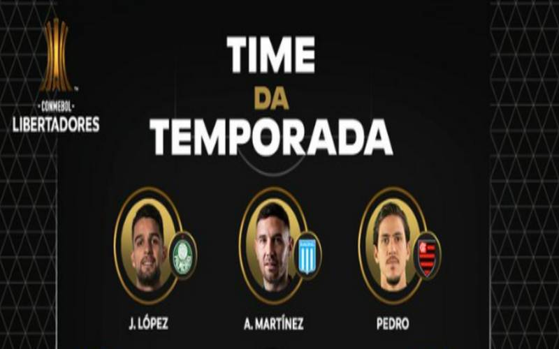 Flamengo domina seleção da Copa Libertadores