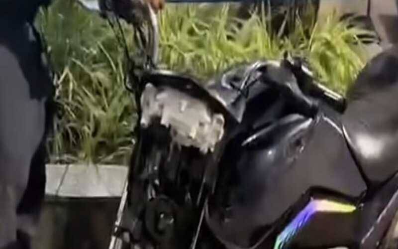 Pedro do Rio: motocicleta com sinais de adulteração é apreendida pela PM