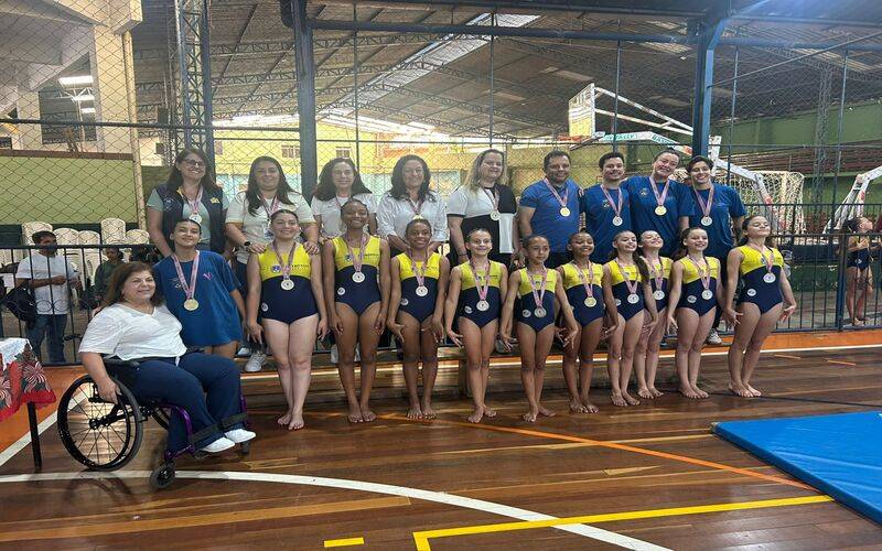 Prefeitura promove Copa de Ginástica Artística com mais de 150 atletas da rede municip