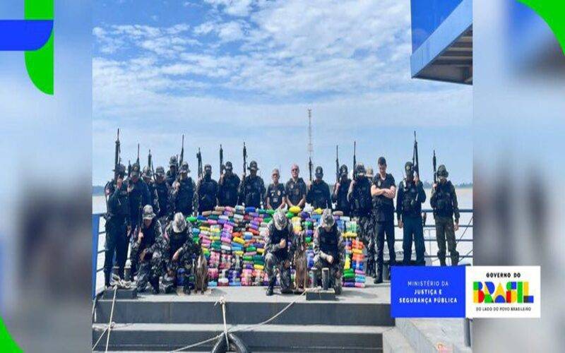 Operação federal contra tráfico de drogas causa prejuízo de R$ 78 milhões ao crime org