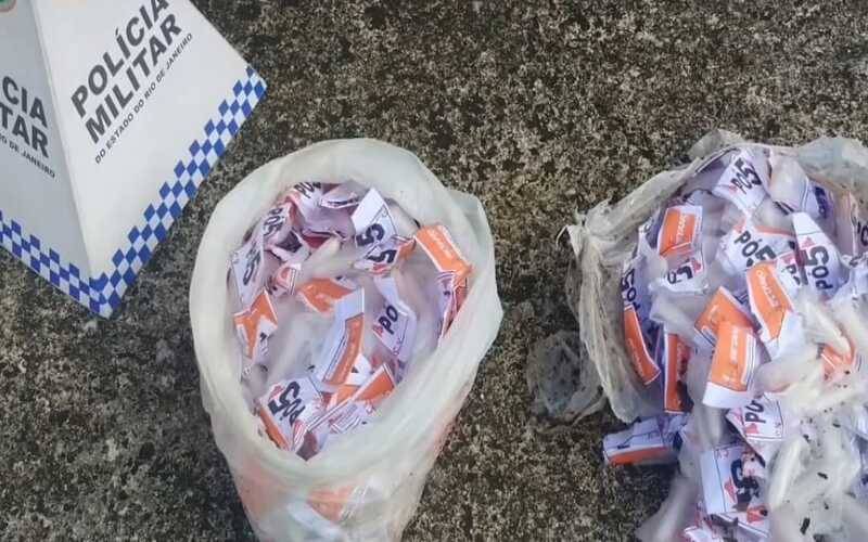 Sertão do Carangola: drogas encontradas em área de mata