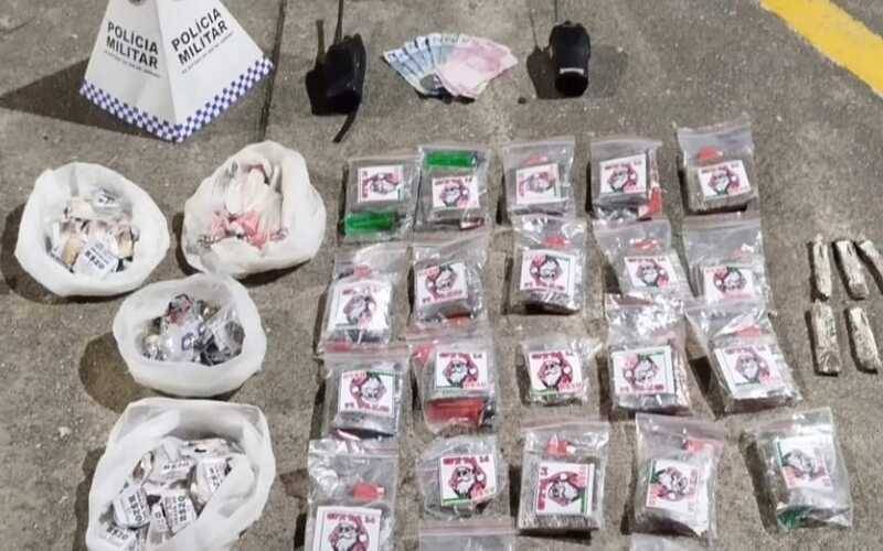 PM apreende drogas no Bingen e Chácara Flora