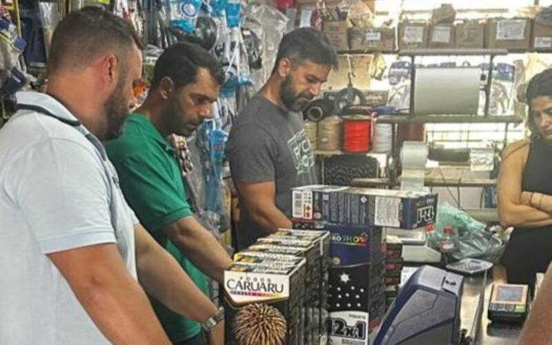 Prefeitura realiza operação contra venda ilegal de fogos de artifício barulhentos