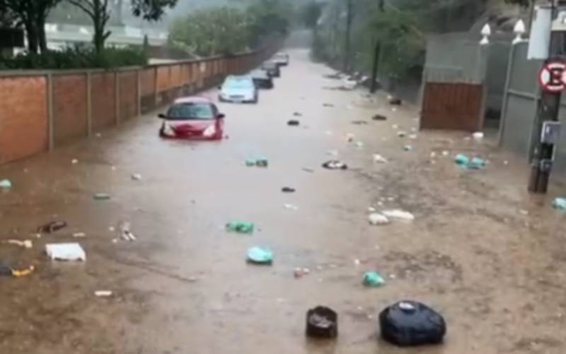 Defesa Civil registrou cinco ocorrências pelas chuvas