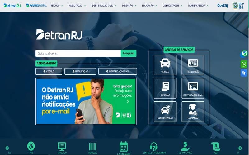 Primeira habilitação: agendamento para prova teórica passa a ser feito pelo site do De
