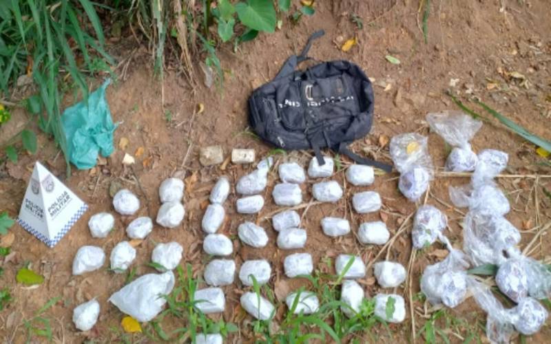 PM apreende drogas no Carangola