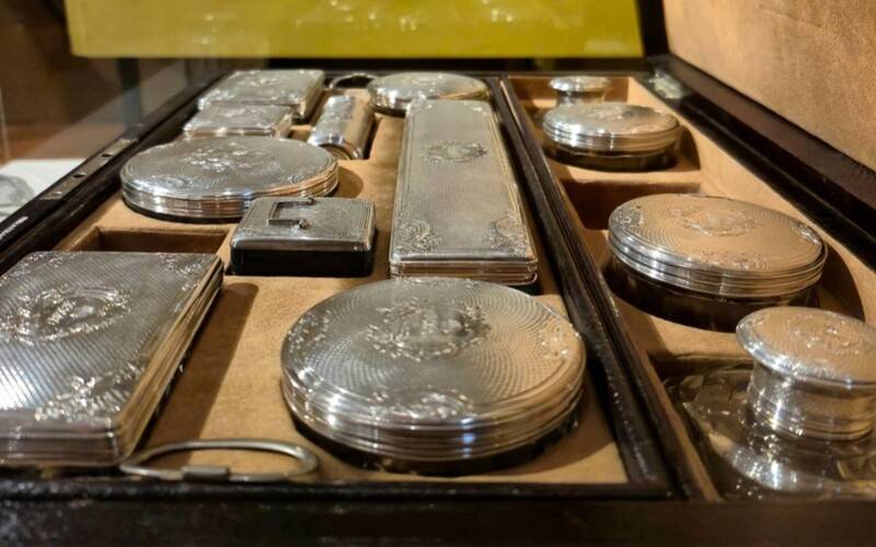 Kit de Viagem de D. Pedro ll pode ser visitado na Exposição “Fale-me de Pedro”